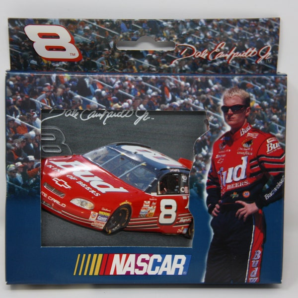 Dale Earnhardt Jr. Playing cards in embossed commemorative tin box
