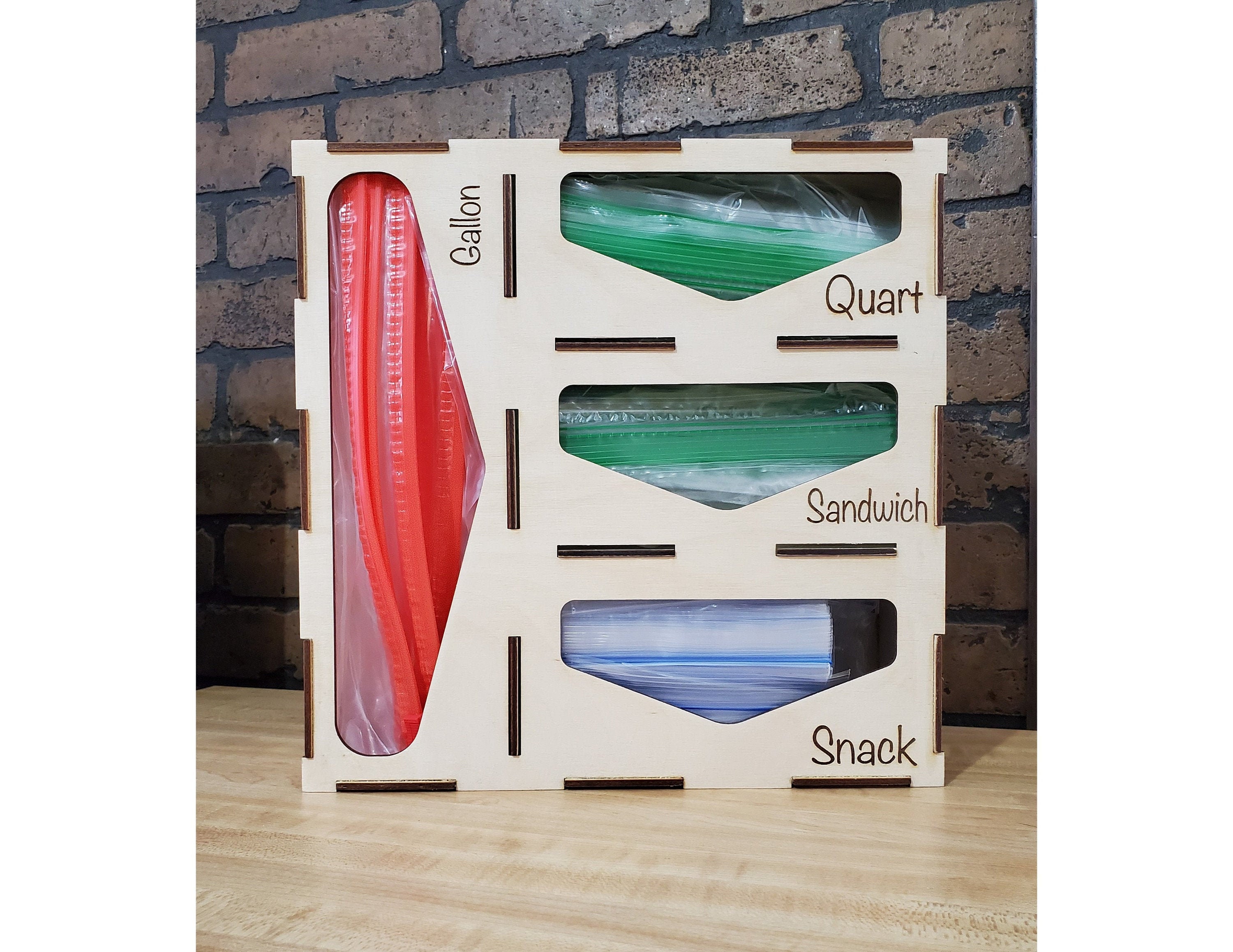 Kitchen Storage Bag Organizer Plastic 