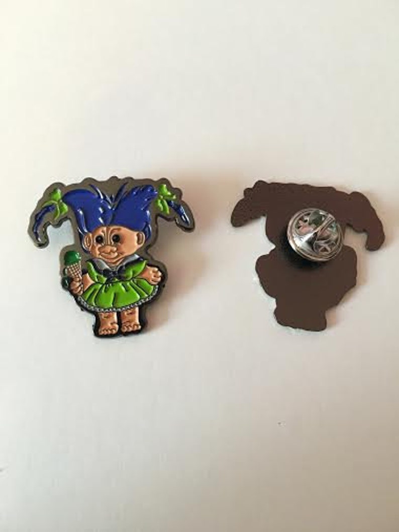 Ice Cream Troll Pin Enamel Lapel Pin | Etsy