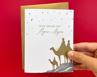 Feliz Die De Los Reyes Magos | Letterpressed Spanish Christmas Greeting Card
