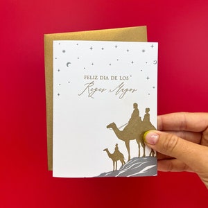 Feliz Die De Los Reyes Magos | Letterpressed Spanish Christmas Greeting Card