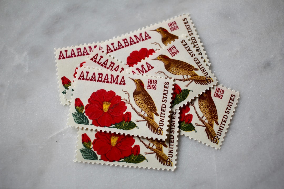 Alabama Postage Stamps 10 Unused Vintage Postage Stamps 6 Cents 1969 Etsy