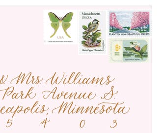 Spring Time - Unused Vintage Postage Stamps - For 5 Letters, 1.59 each