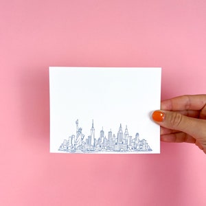 New York City Skyline | Letterpressed Stationery
