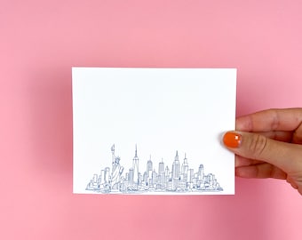 New York City Skyline | Letterpressed Stationery