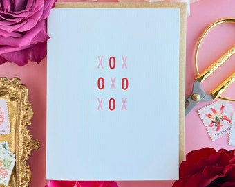 XOXO | Letterpressed Valentine's Day Greeting Card