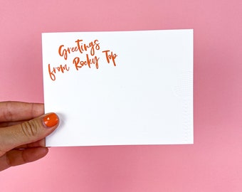 Rocky Top | Letterpressed Stationery