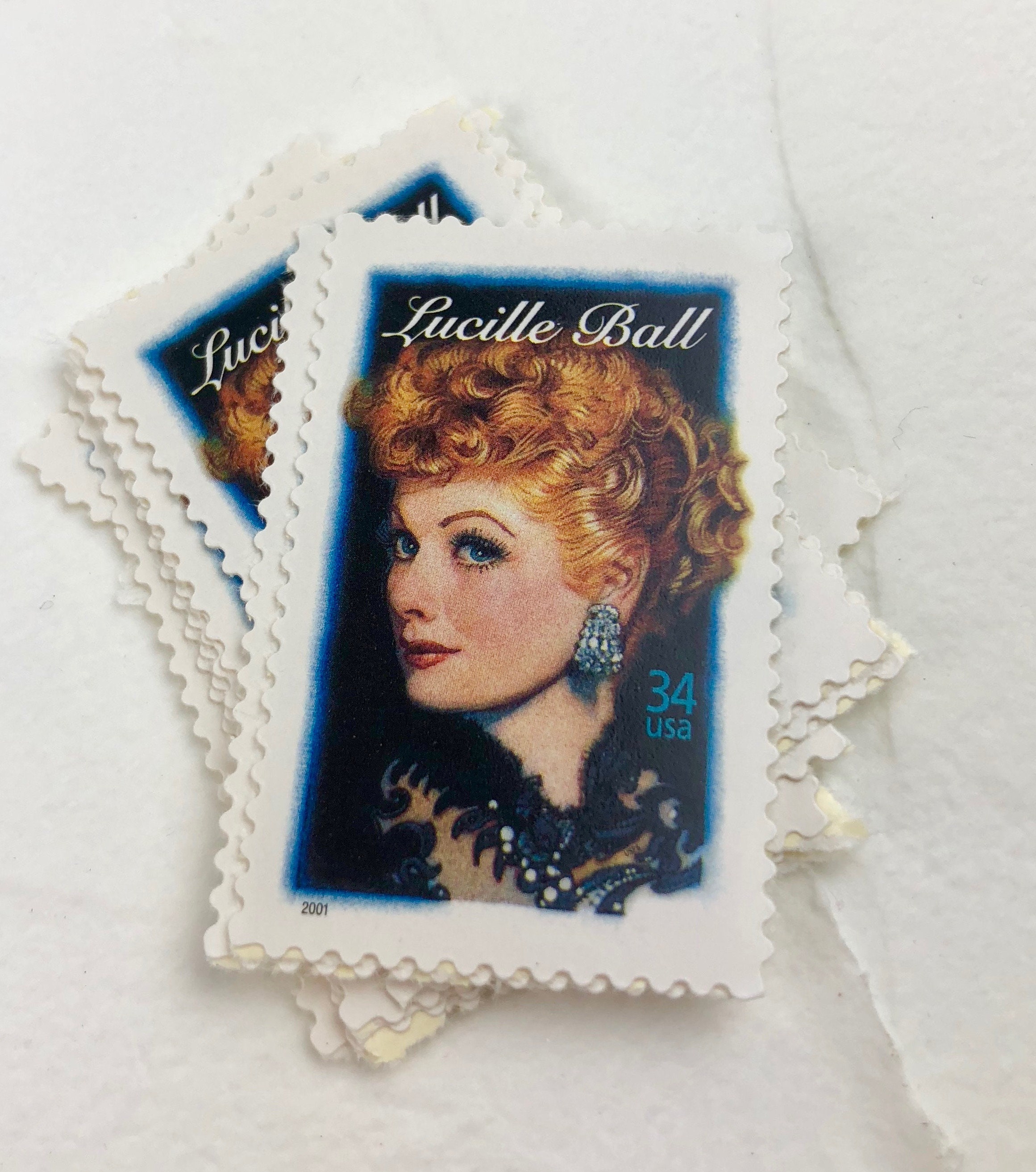 Lucille Ball Postage Stamps 10 Unused Vintage Postage Stamps Etsy