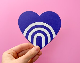 Purple Love Stationery Set | Letterpressed Valentine's Day Stationery