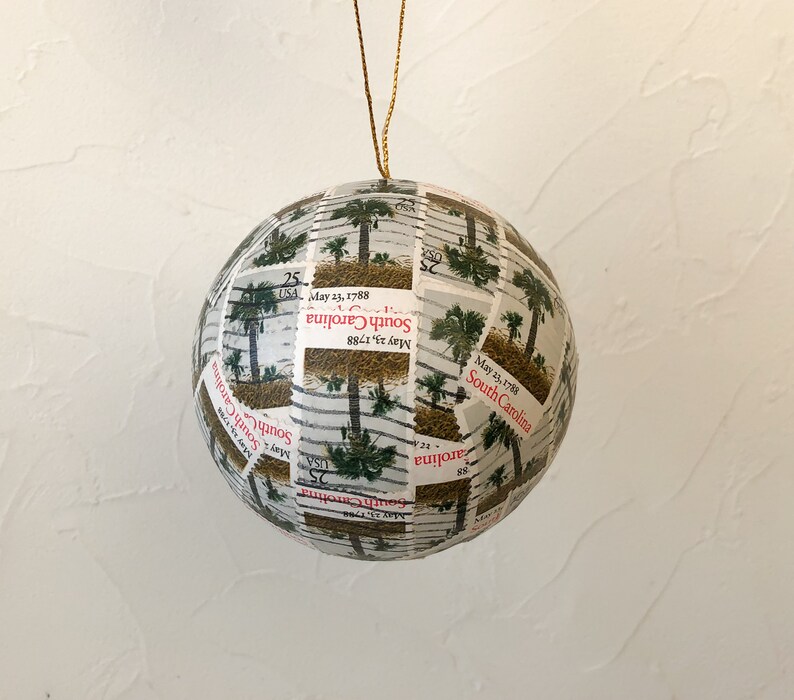 South Carolina Ornament Postage Stamp Ornament