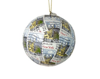 New York State Ornament | Postage Stamp Ornament