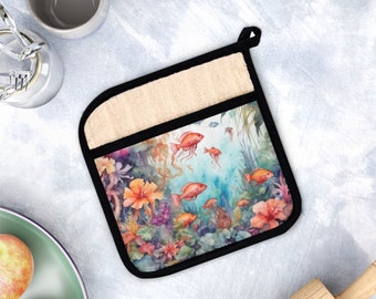 Under Water Scene Pot Holder