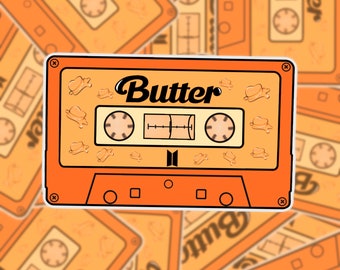 BTS Butter Cassette Sticker