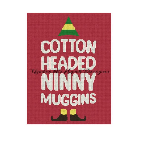 SC C2C Elf Crochet Graphgan Pattern Cotton Headed Ninny Muggins Pattern DC Instant PDF download