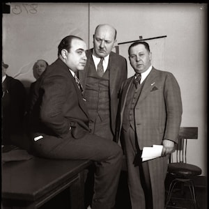 Al Capone - Vintage - Photograph - Circa late 1920s early 1930s - Print - Photo - Prohibition - Chicago - Mafia - Mob - Mobster - Man Cave