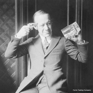 Prohibition - Photo - 1920 - Ernie Hare - Liquor - Whiskey - Speakeasy - Photograph - Man Cave - Beer - Singer - Actor - Gun - Pistol - Mug