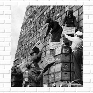 Repeal of Prohibition - Beer Cases - 1933 - Stock - Photo - Prohibition - Photograph - Bar - Tavern - Celebration - Man Cave - Whiskey - Art