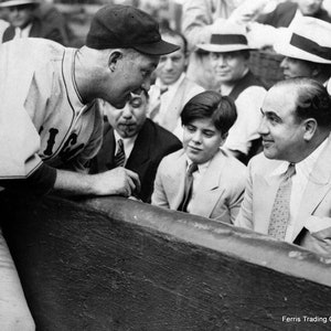Al Capone & Son - 1931 Photo - Chicago Cubs - Gabby Hartnett