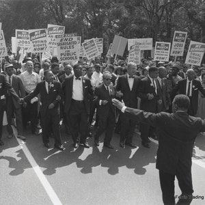 MLK 1963 March on Washington Print: Black American Civil Rights Art