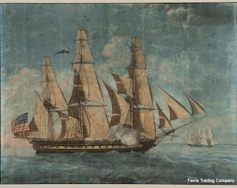 U.S.S. Constitution - Photo - 1803 - Photograph - Old Ironsides - Vintage