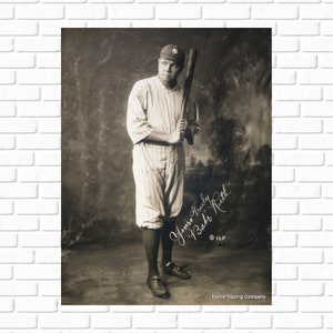 Babe Ruth Yankees Photo: 1920s Vintage Baseball Print