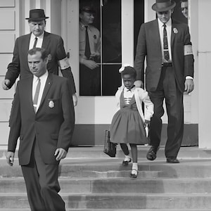 Ruby Bridges Photo Black Girl Art Mujer afroamericana Regalo Black History Wall Art Prints Black Decor Feminism Gift DESCARGA DIGITAL imagen 1