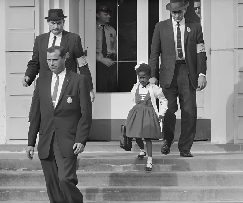 Ruby Bridges Photo Black Girl Art Mujer afroamericana Regalo Black History Wall Art Prints Black Decor Feminism Gift DESCARGA DIGITAL imagen 1