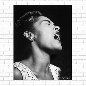 Billie Holiday Vintage Photograph: 1947 NYC Jazz Singer Art Print