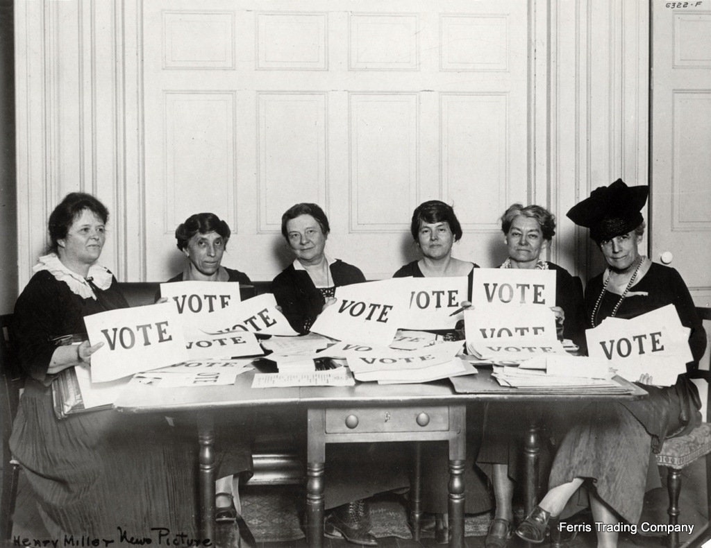 Women rights to vote 1920