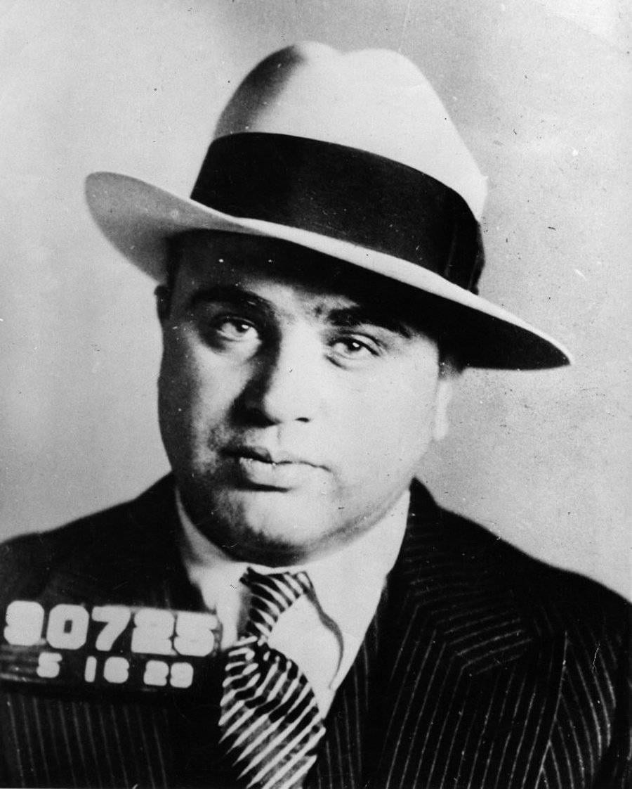 Al Capone Mugshot - 1927 - Photo - Chicago - Mafia - Photograph - Man Cave - Mobster - Mob - Organized Crime - Scarface - Mug Shot - Picture