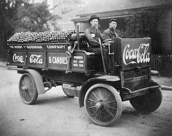 1921 COCA COLA Delivery Truck PHOTO - Etsy