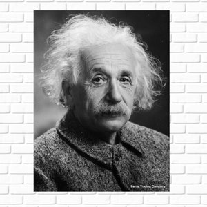 Albert Einstein Photo Print: Physicist Portrait, Wall Art