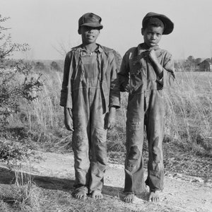 1937 Gees Bend Alabama Photo: Vintage African American Print