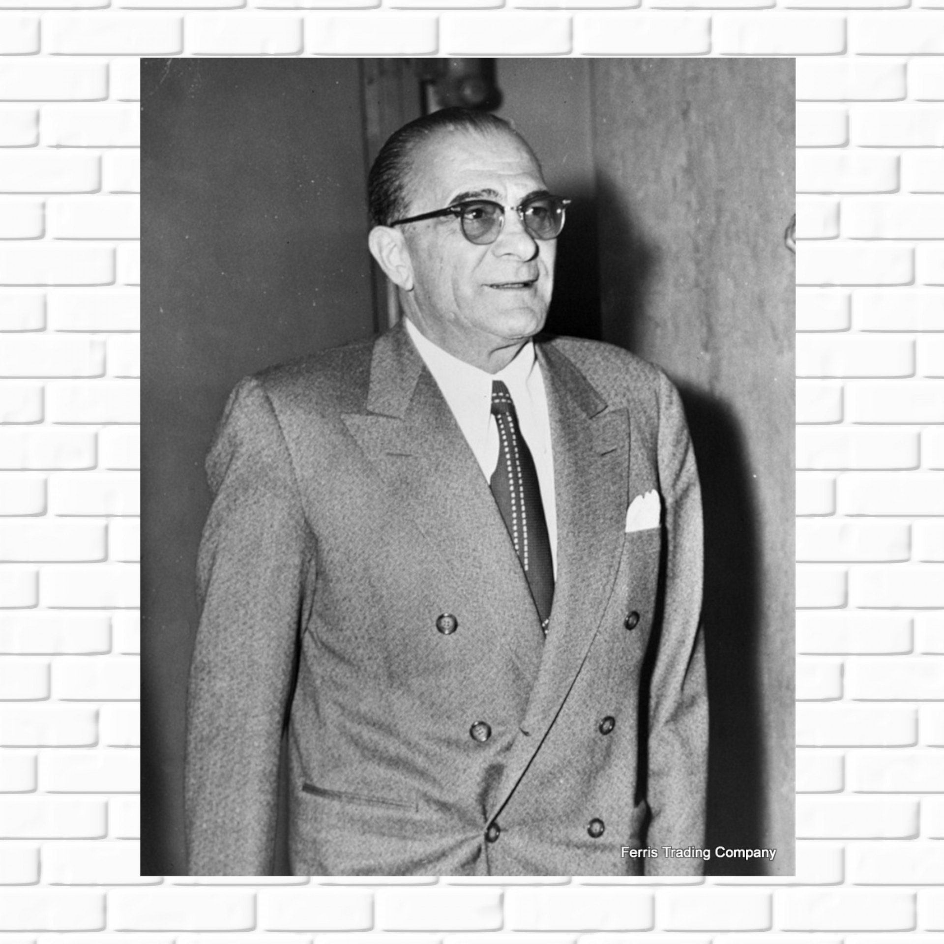 Vito Genovese Mafia History Photo: 1958 NYC Crime Boss Print - Etsy