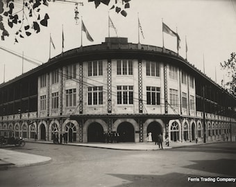 Forbes Field - Pittsburgh - 1909 - Stadium - Photo - Pennsylvania - Baseball - Pittsburgh Pirates - Pirates - Print - Photograph Vintage