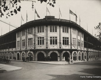 Forbes Field 1909 Vintage Photo Print: Pittsburgh Pirates Stadium