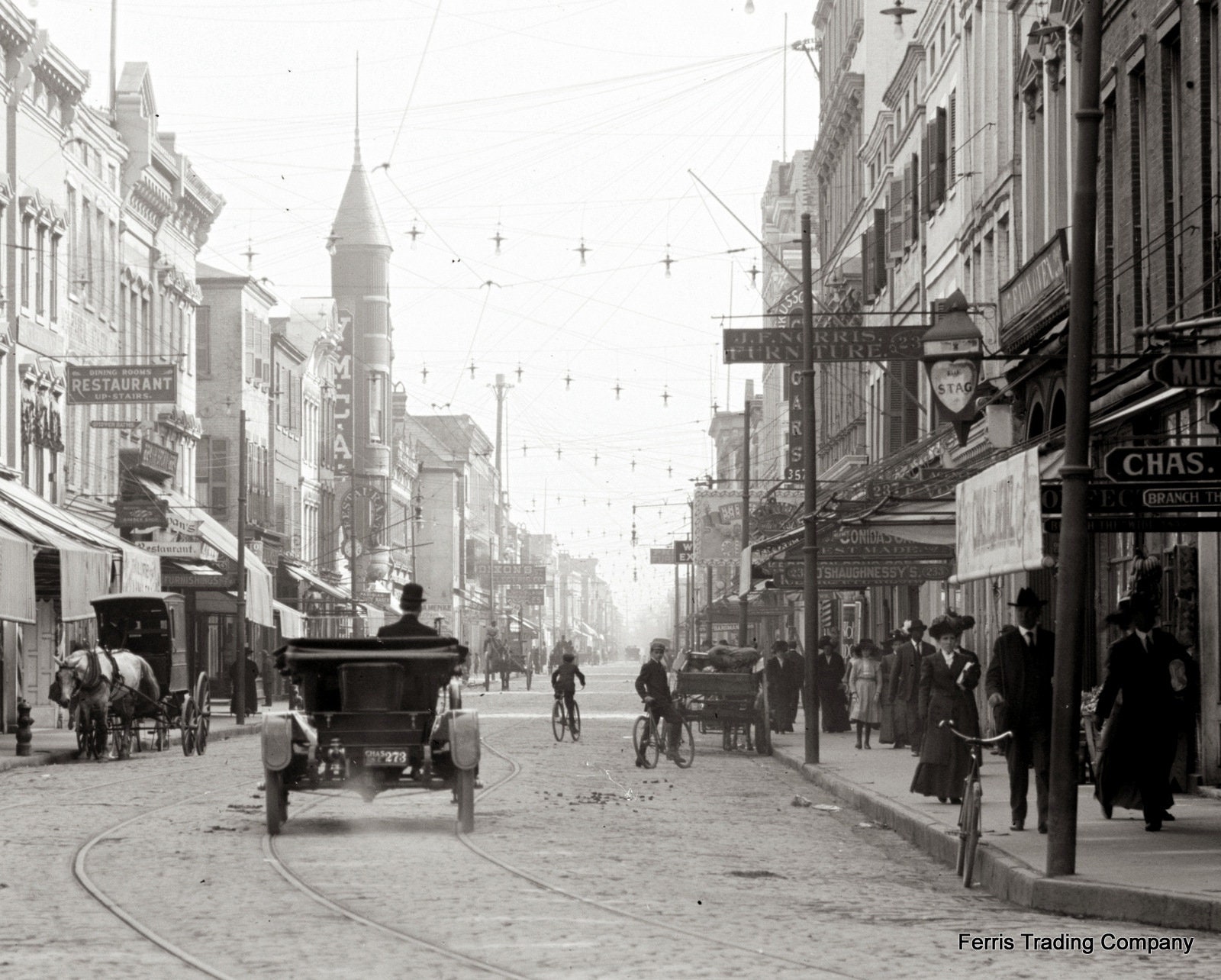 King Street Charleston SC 1900 Photo History Low Etsy