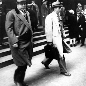 Al Capone 1931 Photo Leaving Court Tax Evasion Mafia Mob Mobster ...