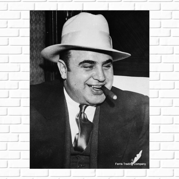 Al Capone - 1930s - Photo - Chicago - Photograph - Speakeasy - Picture - Mafia - Photo Vintage