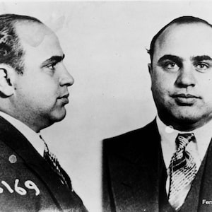 Al Capone Mugshot Print - 1931 Chicago Mafia Mobster Photo
