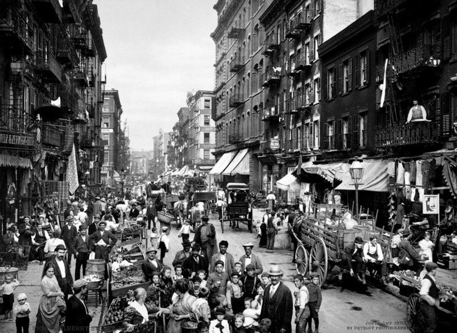 NYC Wall Art Vintage Photo NYC Art Mulberry Street NYC Etsy
