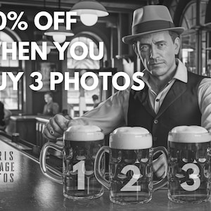 Vintage Guinness Beer Cart Photo: Speakeasy Bar Decor image 2