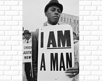 Civil Rights, African American Art, Black Art, Print, Poster, MLK Jr, Black History Month, BLM, Black Lives Matter