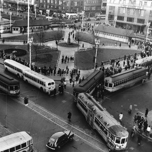 Cleveland - Public Square - 1940s - Vintage - Photo - Antique - Historic - Photograph - Photography - Print - Art - Home Decor - History