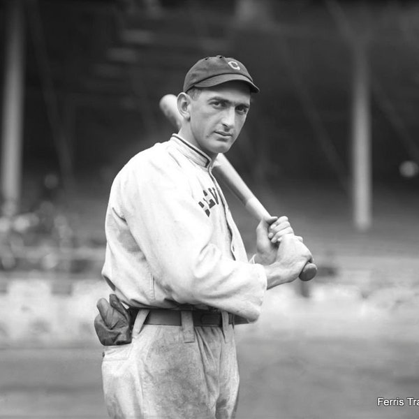 Cleveland Indians - Photo - Shoeless Joe Jackson - Baseball Player - 1919 World Series - MLB - Sports - Legend - Outfielder - Mancave