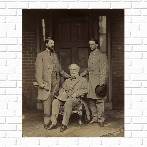 Rare - General - Robert E. Lee - Civil War - 1865 - Photograph - Vintage - Confederate - Confederacy - Southern - Military - History, Photo