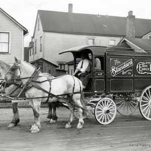 Standard Brewing Company - Cleveland - OH - Beer Wagon - Photo - Picture - Print - Photograph Vintage