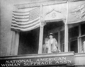 Woman Suffrage - National Headquarters - 1920 - Women - Voting Rights - Civil Rights - Equal Rights - Vote - Woman - Feminism - Historic