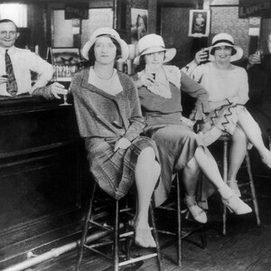 1933 Repeal of Prohibition Photo: Vintage Speakeasy Bar Art Print