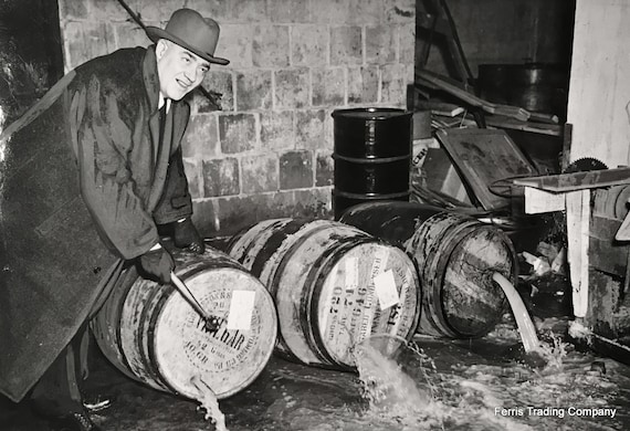 Prohibition Raid Liquor Bust 18th Amendment Repeal Bar Tavern Whiskey Beer Al  Capone Bootlegging Man Cave Photo, Art - Etsy